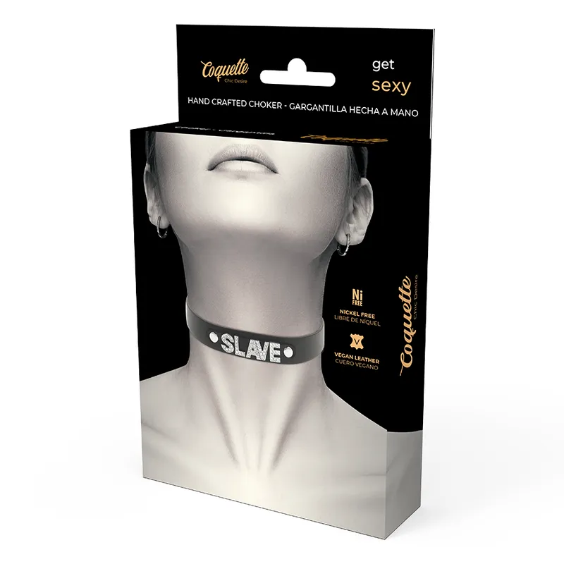 Collier Bdsm En Cuir Végétalien Ajustable - Image 3
