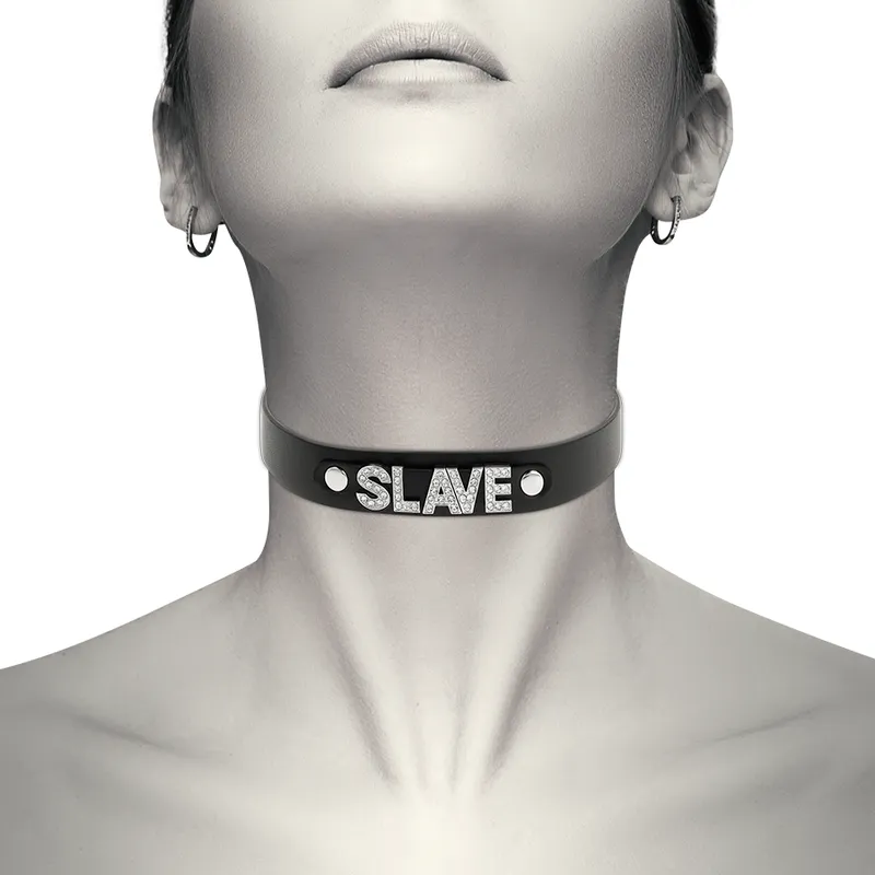 Collier Bdsm En Cuir Végétalien Ajustable - Image 6