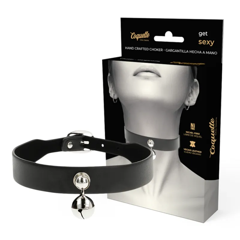Collier chic cuir vegan ajustable ethique