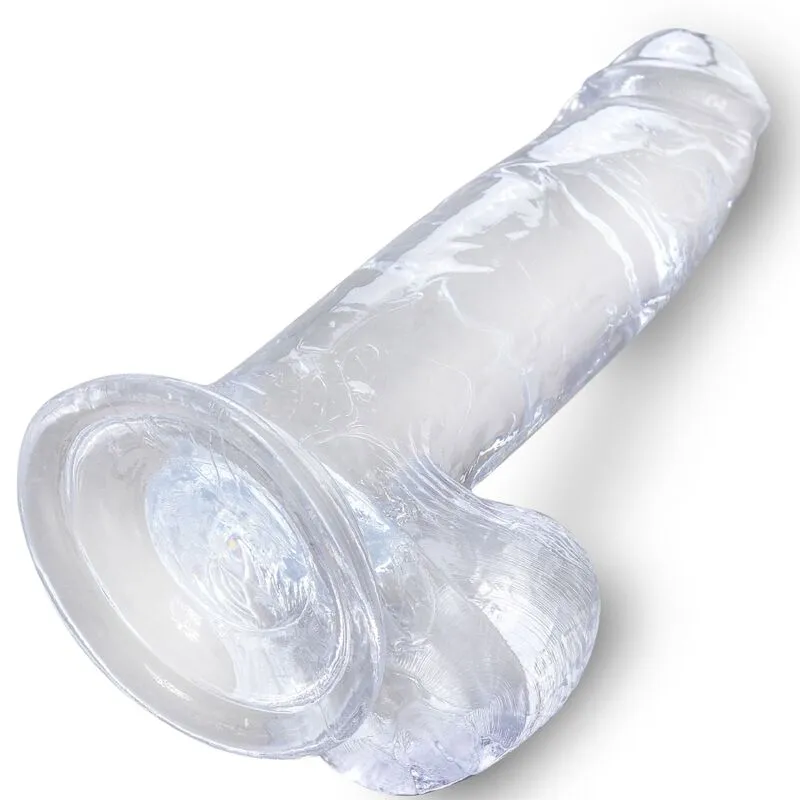 Consolateur Réaliste Translucide King Cock Clear - Image 3