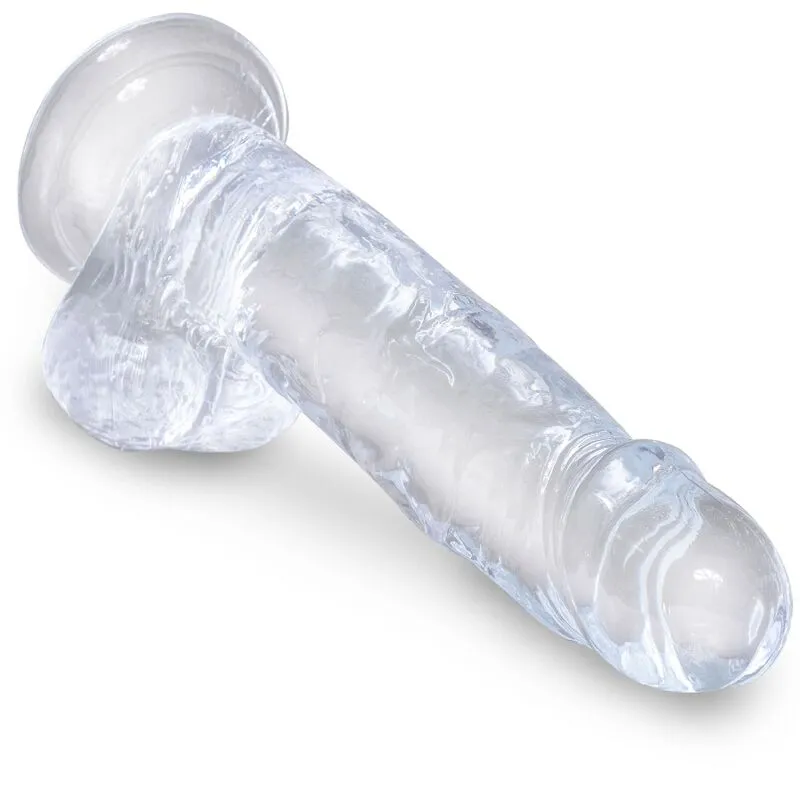 Consolateur Réaliste Translucide King Cock Clear - Image 4