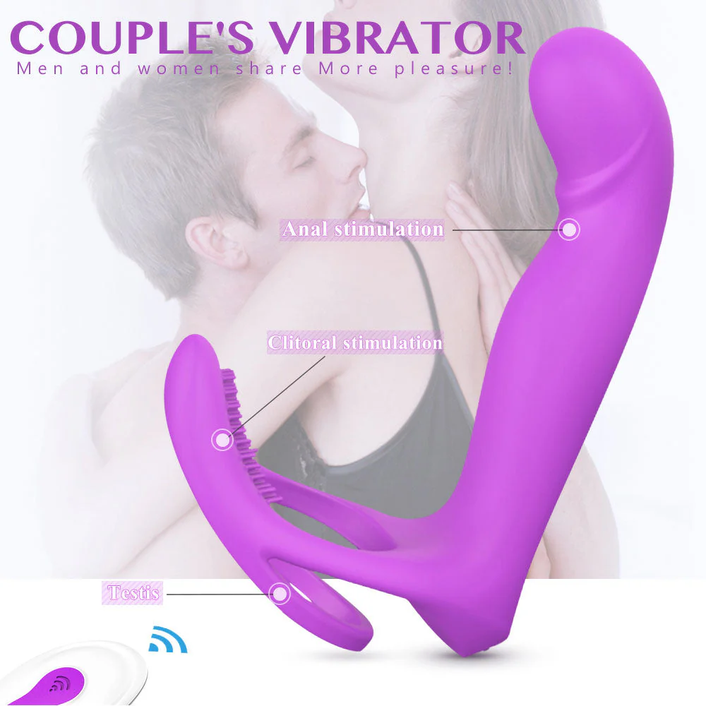 Couples Long Lasting Erection Penis Vibrator And Vagina Clitoris Stimulator - Image 4