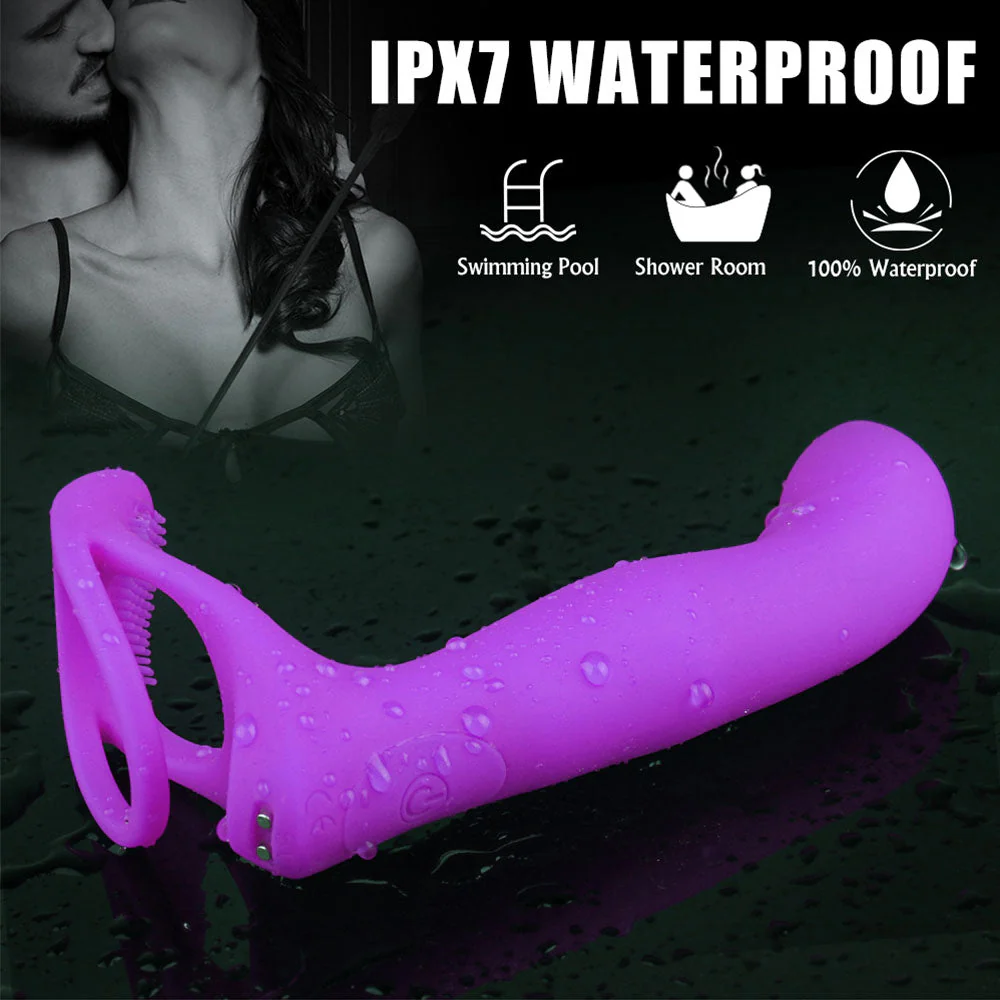 Couples Long Lasting Erection Penis Vibrator And Vagina Clitoris Stimulator - Image 7
