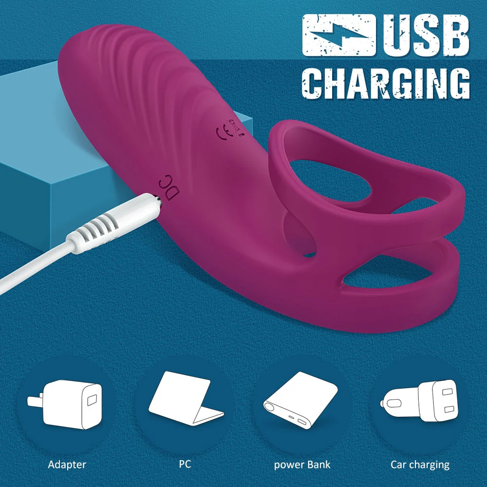 Couples Vibrating Penis Ring - Image 5