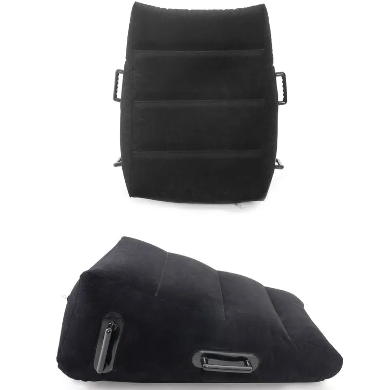 Coussin Érotique Gonflable Noir Polyvalent - Image 8