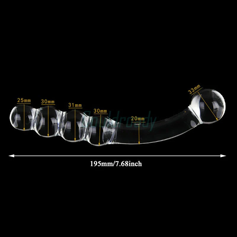Crystal Anal Beads Butt Plug - Image 4
