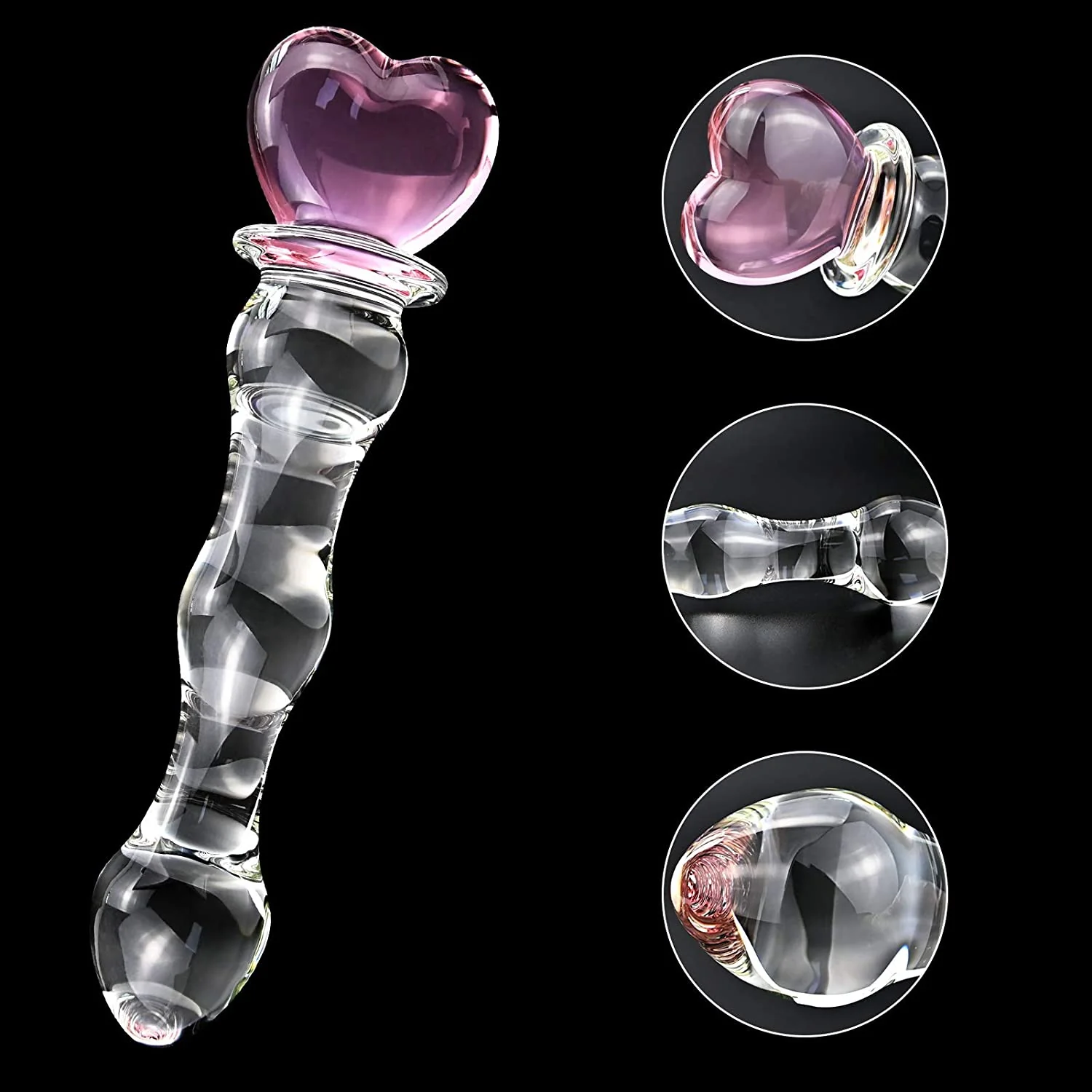 Crystal Glass Pleasure Wand Dildo - Image 3