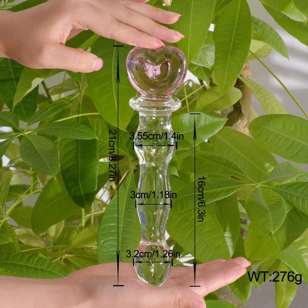 Crystal Glass Pleasure Wand Dildo - Image 4