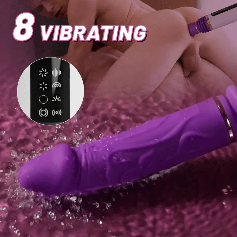 ARLIE 5-Frequenz-Dehnung 8-Frequenz-Vibration Elektrischer Dildo - Image 4
