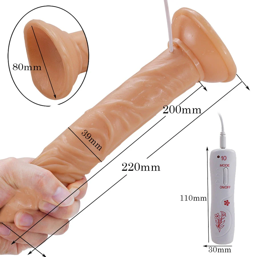 Double motor Realistic Dildo vibrator - Image 4