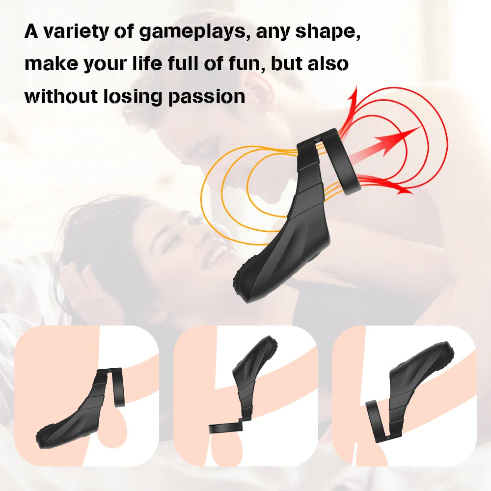 Double Penis Ring Vibrator with Taint Teaser - Image 4