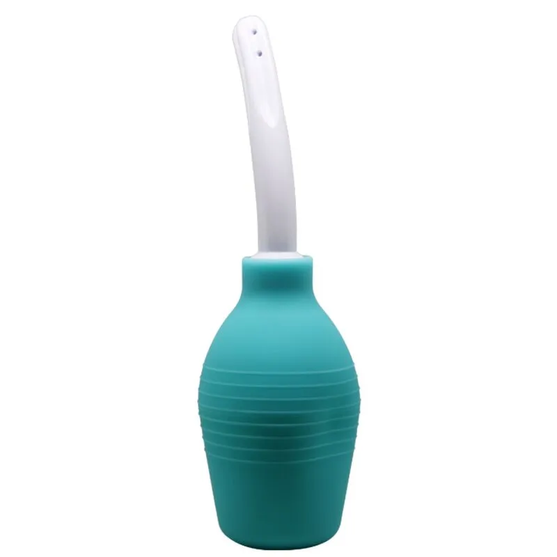Douche Anale Silicone Bleue Imperméable - Image 8