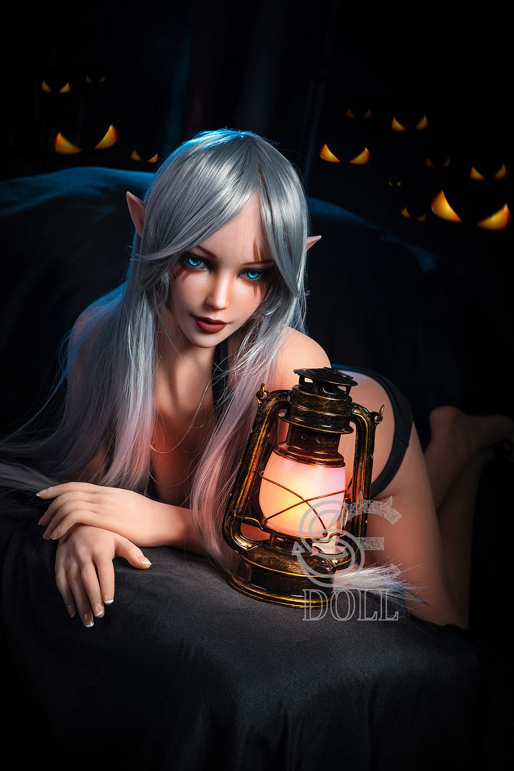 EU In Stock-150cm/4 ft 11 in E-Cup Fairy Elf Anime Fantasy Sex Doll - Samantha.F (Elsa) - Image 4