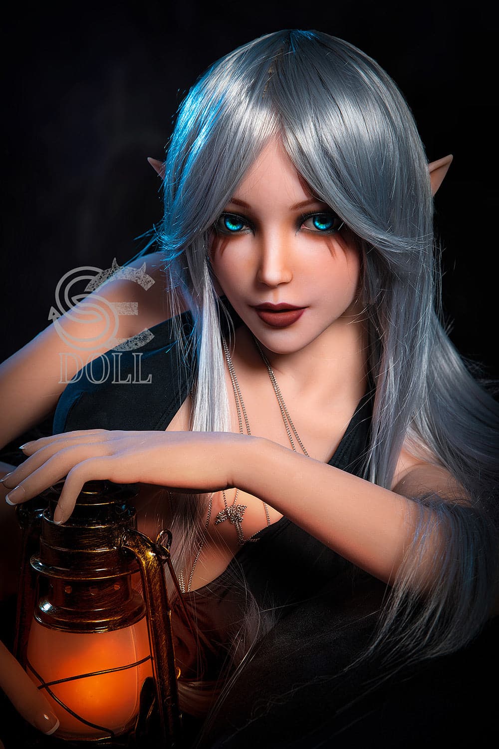 EU In Stock-150cm/4 ft 11 in E-Cup Fairy Elf Anime Fantasy Sex Doll - Samantha.F (Elsa) - Image 6