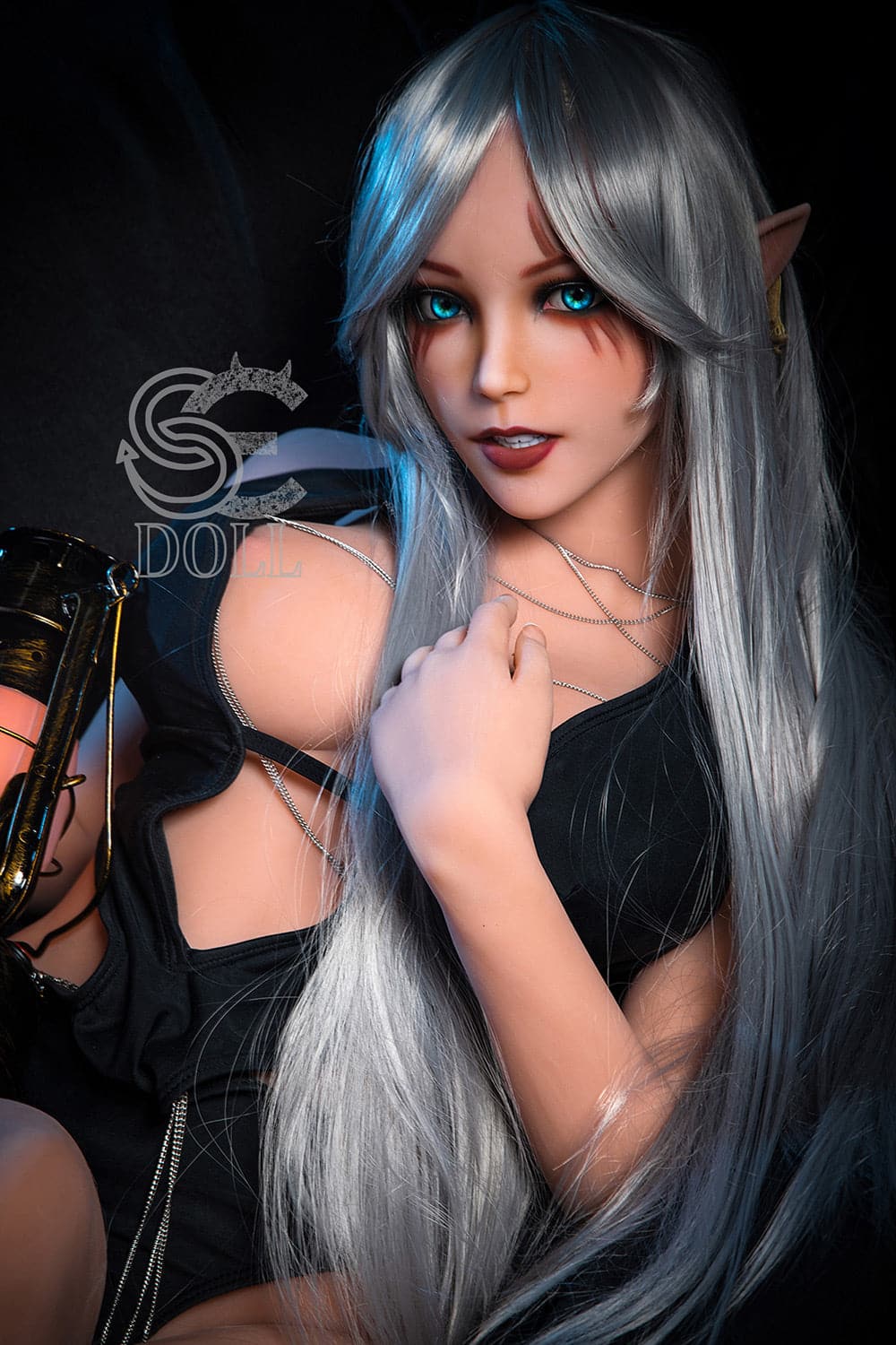 EU In Stock-150cm/4 ft 11 in E-Cup Fairy Elf Anime Fantasy Sex Doll - Samantha.F (Elsa) - Image 8