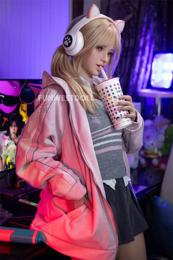 EU In Stock - 159cm/5ft3 A-cup American Cosplay TPE Sex Doll - #038 Natural Alice - Image 11