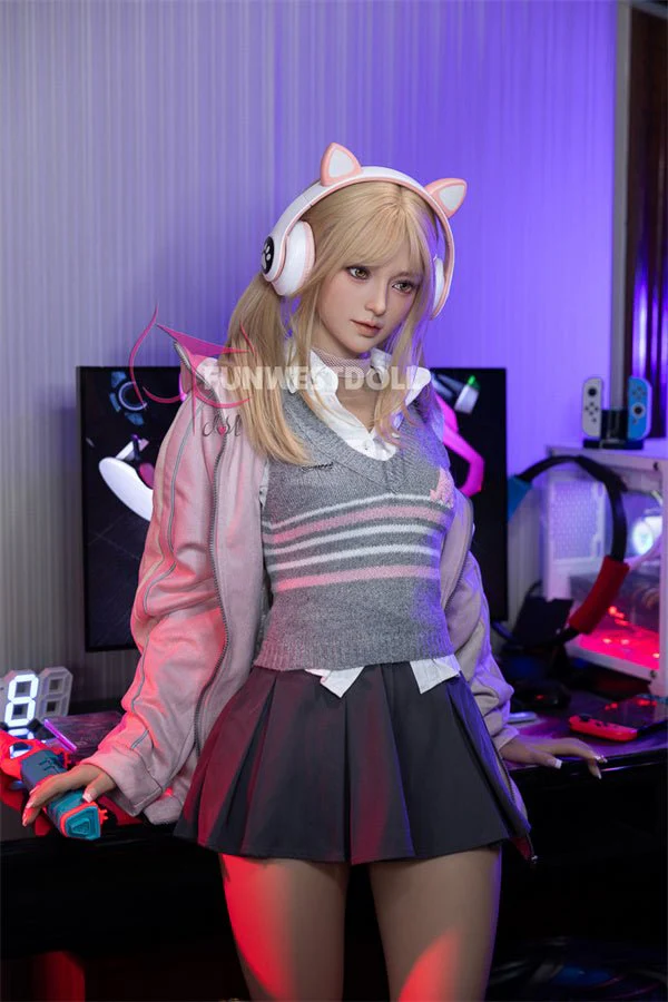 EU In Stock - 159cm/5ft3 A-cup American Cosplay TPE Sex Doll - #038 Natural Alice - Image 15