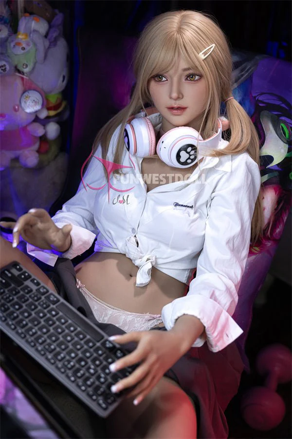 EU In Stock - 159cm/5ft3 A-cup American Cosplay TPE Sex Doll - #038 Natural Alice - Image 22
