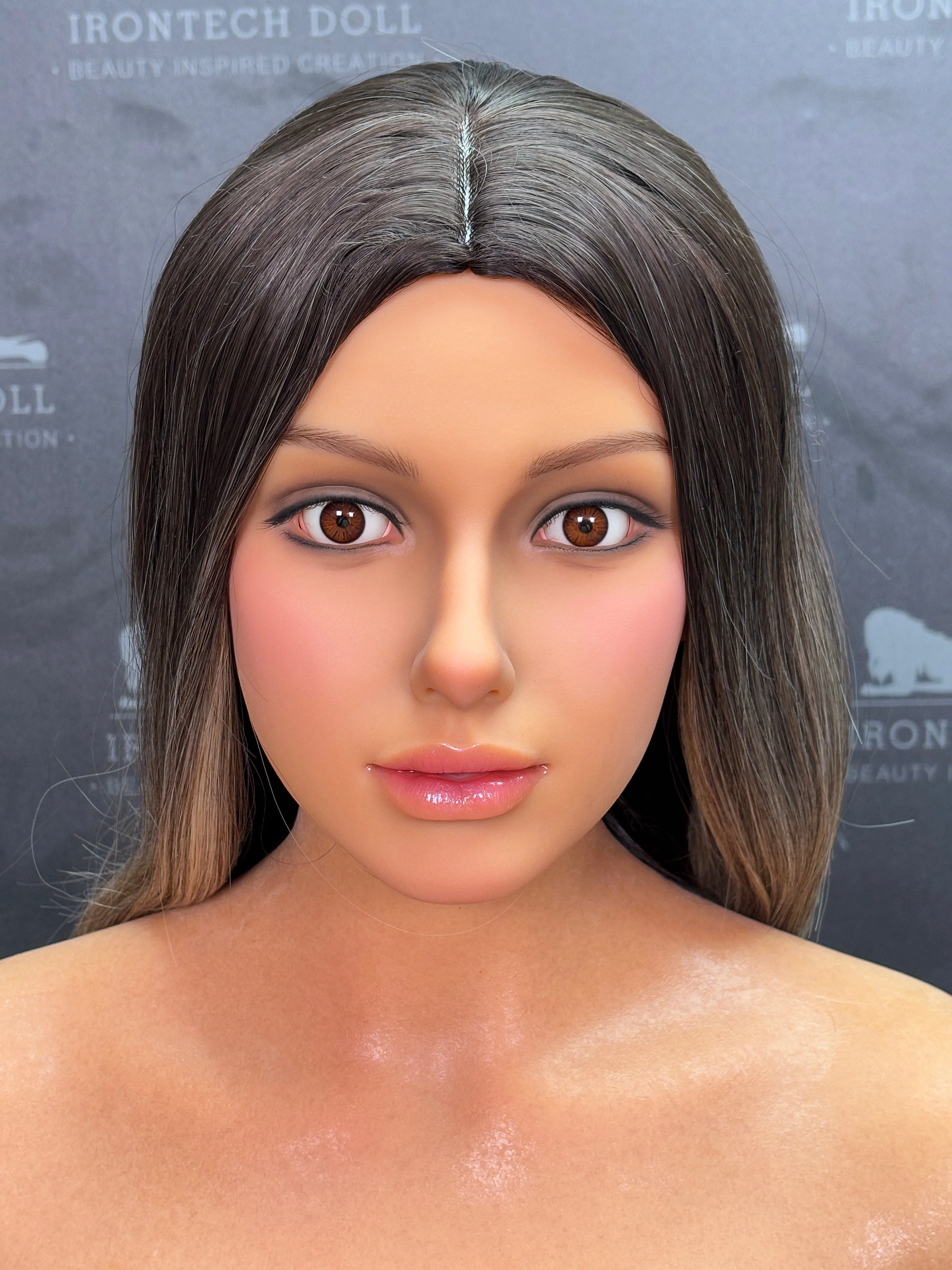 EU In Stock - 164cm/5ft5 Big Boobs F-cup Silicone Sex Doll - S17 Luna Dark Tanned - Image 31