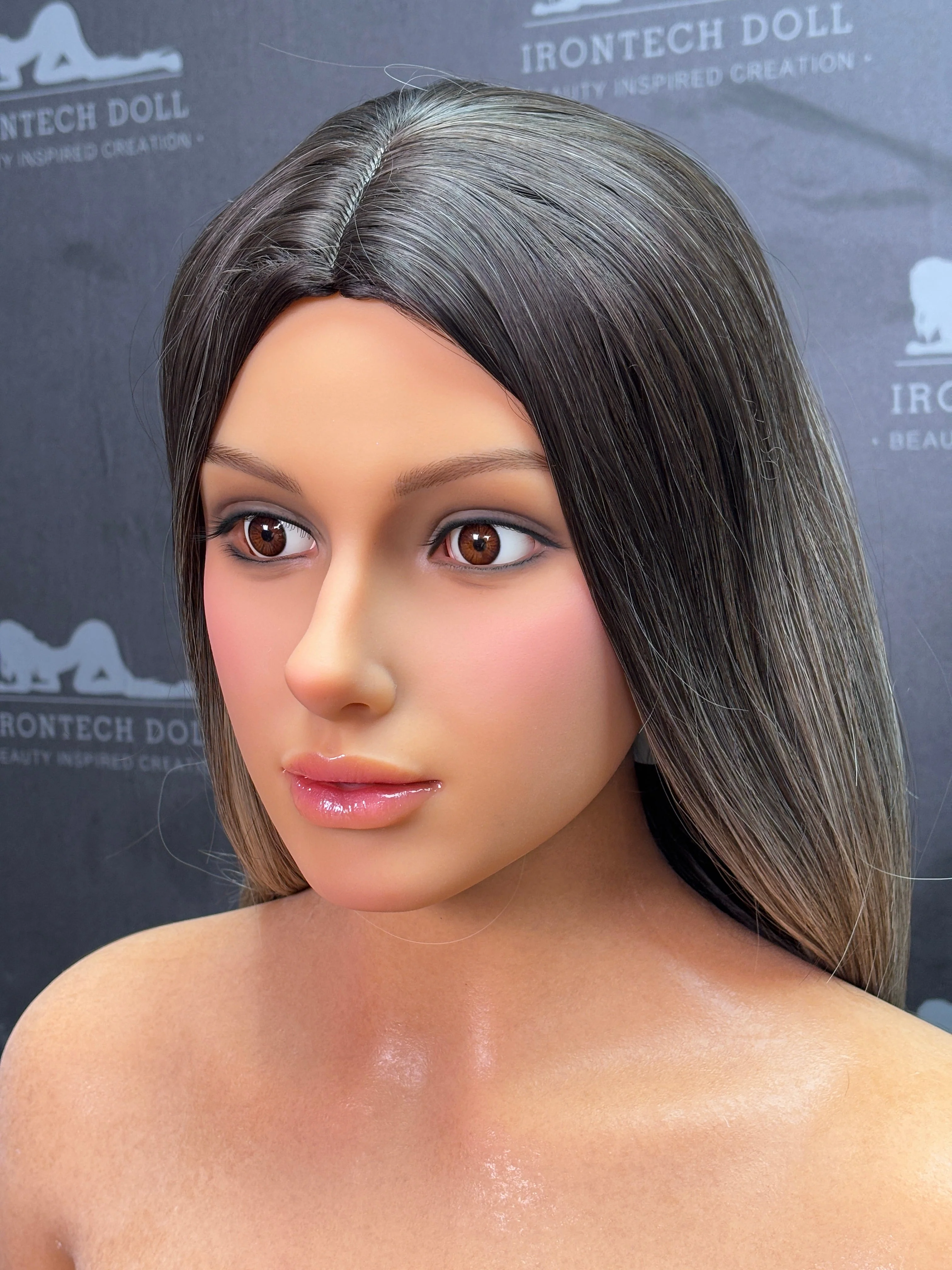 EU In Stock - 164cm/5ft5 Big Boobs F-cup Silicone Sex Doll - S17 Luna Dark Tanned - Image 32