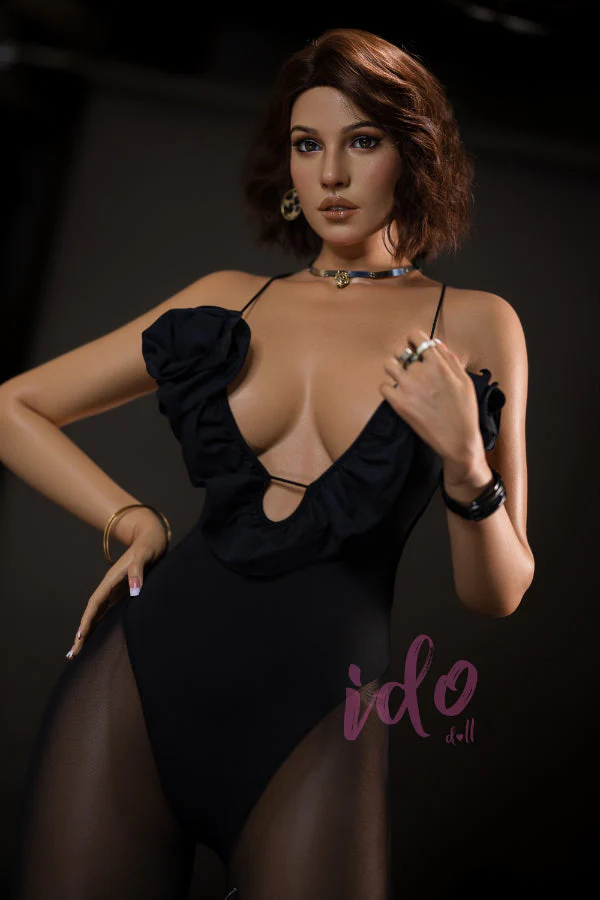 EU In Stock - 170cm/5ft7 F-cup Tanned Skin European Silicone Sex Doll ID2(H)-1 Head - Image 5