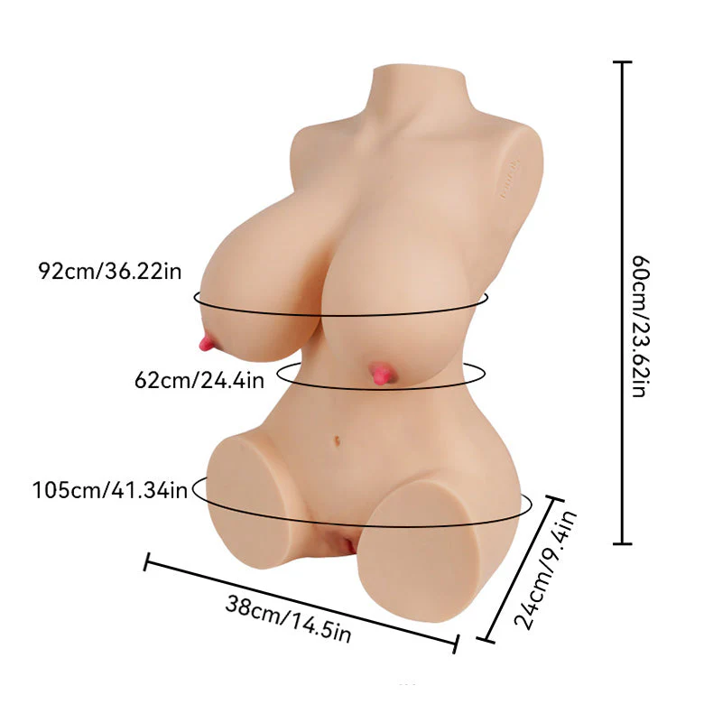EU In Stock 47.6LB Busty Lover with Big Boobs Adult Sex Doll β Nicole 2.0 Fair - Image 15