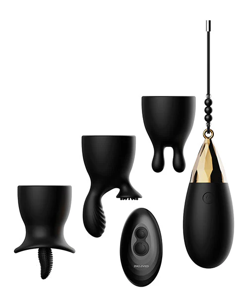 Evolved Egg Citement Rechargeable Bullet - Black/Gold - Image 4