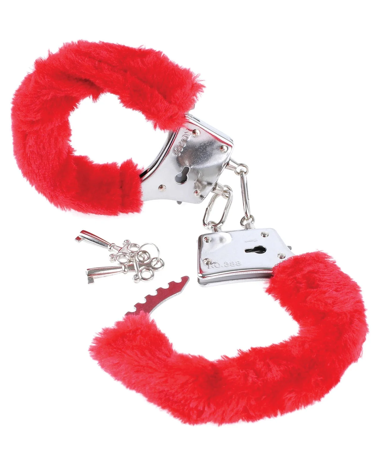 Fetish Fantasy Series Beginner's Furry Cuffs - Red - Image 2