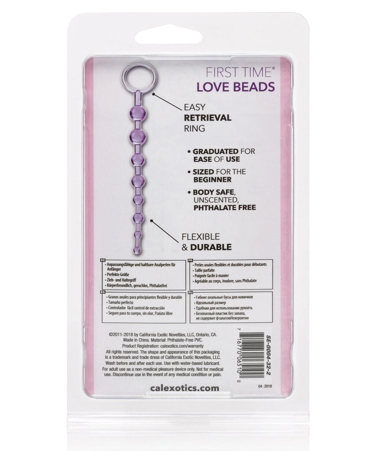 First Time Love Beads - Purple - Image 2
