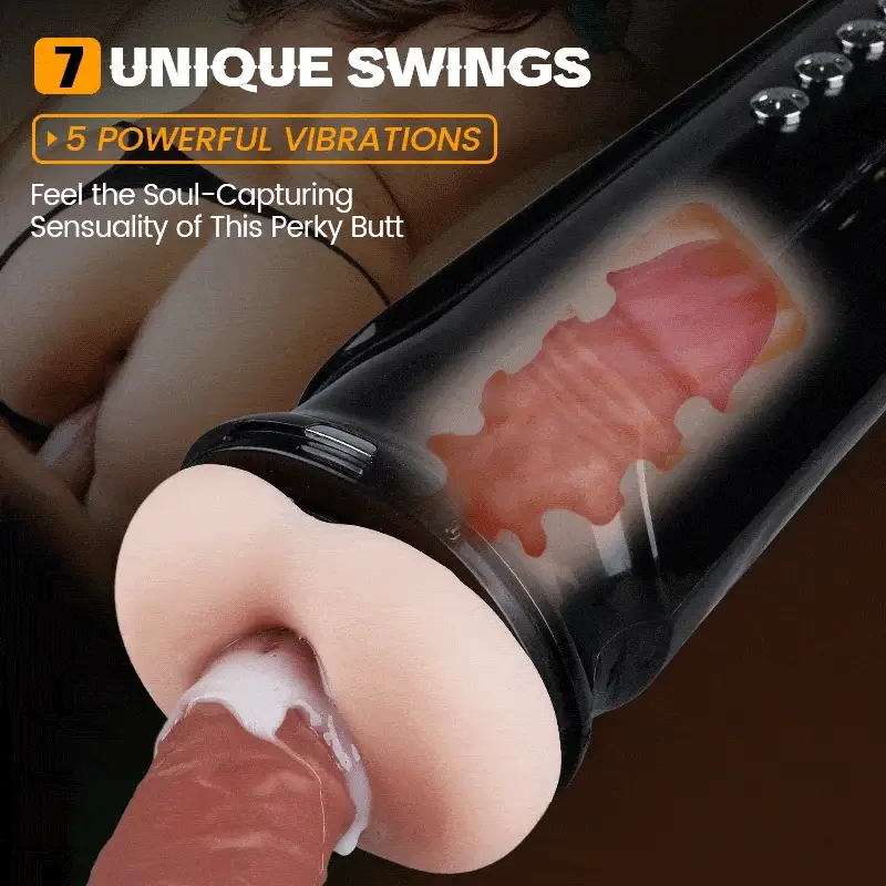 Flapper - Lifelike Hips Swinging Squeezing Sucking Vibrating Male Stroker - Image 2