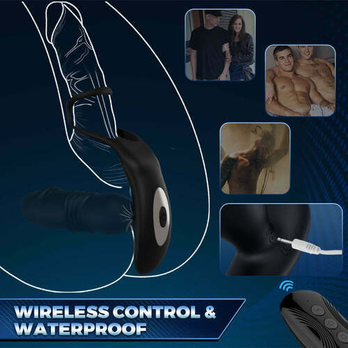 Flexi Prostate Bliss Vibrator with Cock Ring - Image 5