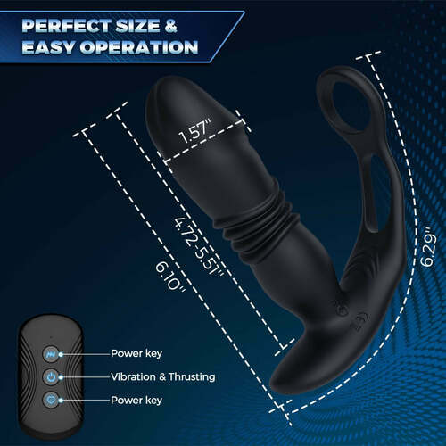 Flexi Prostate Bliss Vibrator with Cock Ring - Image 6