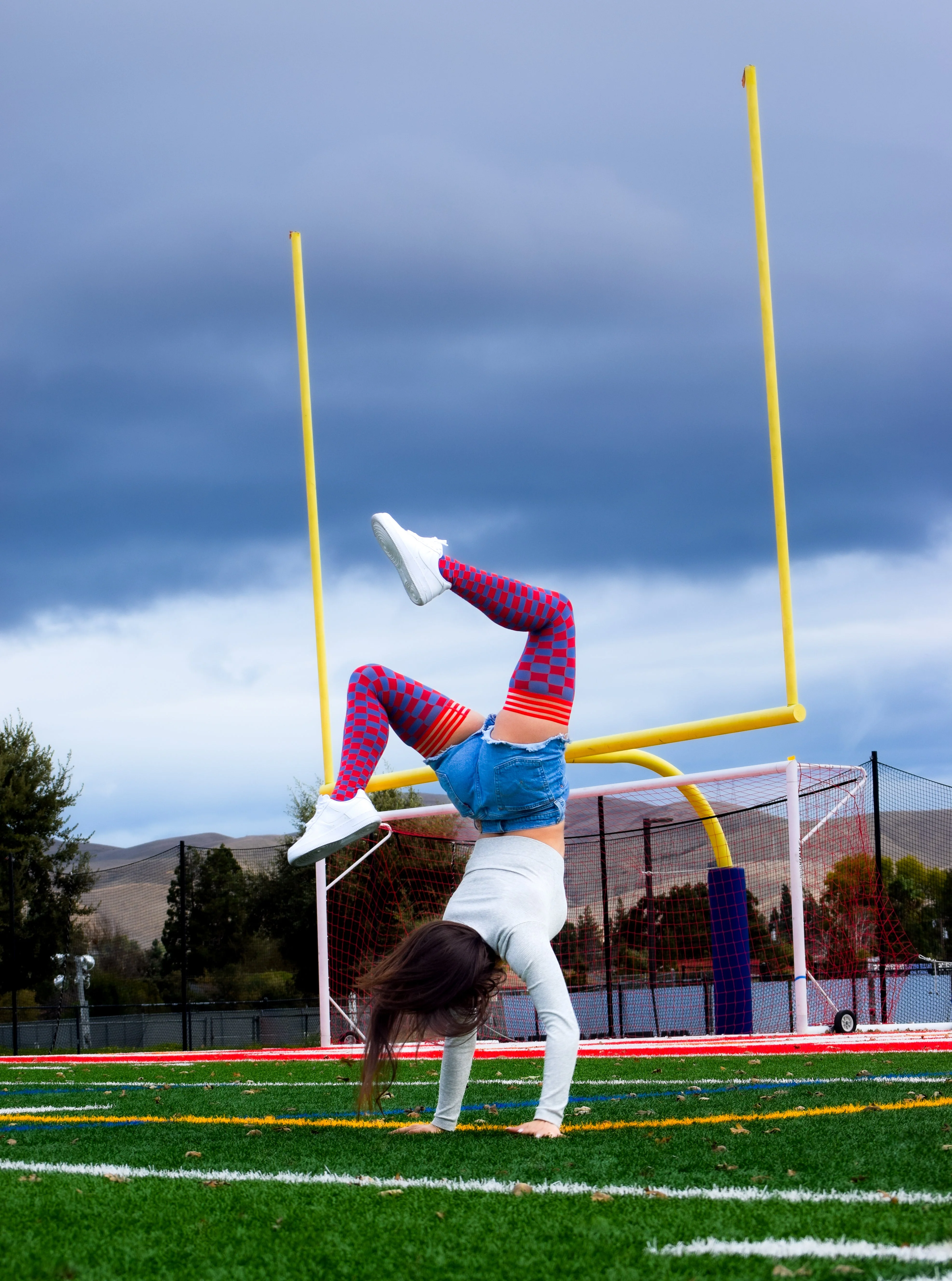 Game Day! - Red & Navy Thigh-Highs - Image 5