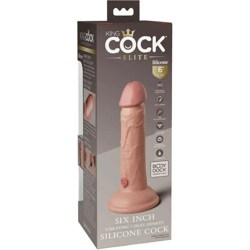 Gode En Silicone Double Densité Vibrant - Image 2