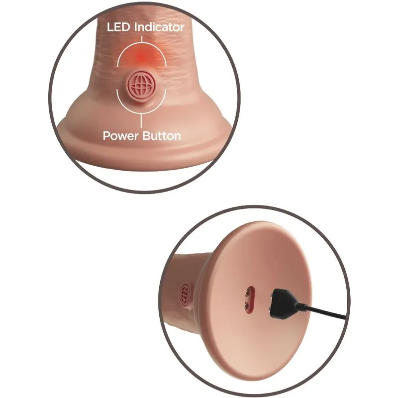 Gode En Silicone Double Densité Vibrant - Image 4