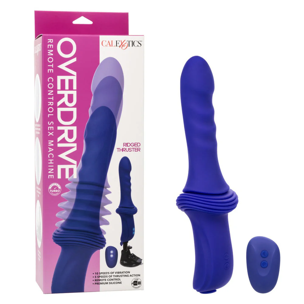 Overdrive Handheld Sex Machine Ridged Thruster - Image 4