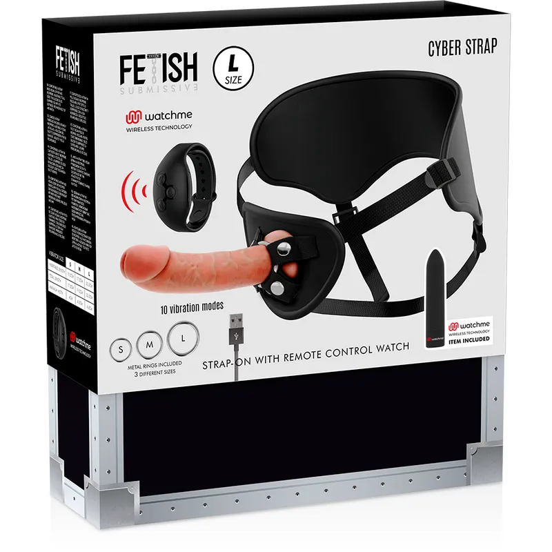Harnais Gode Silicone Réaliste Avec Télécommande - Image 4