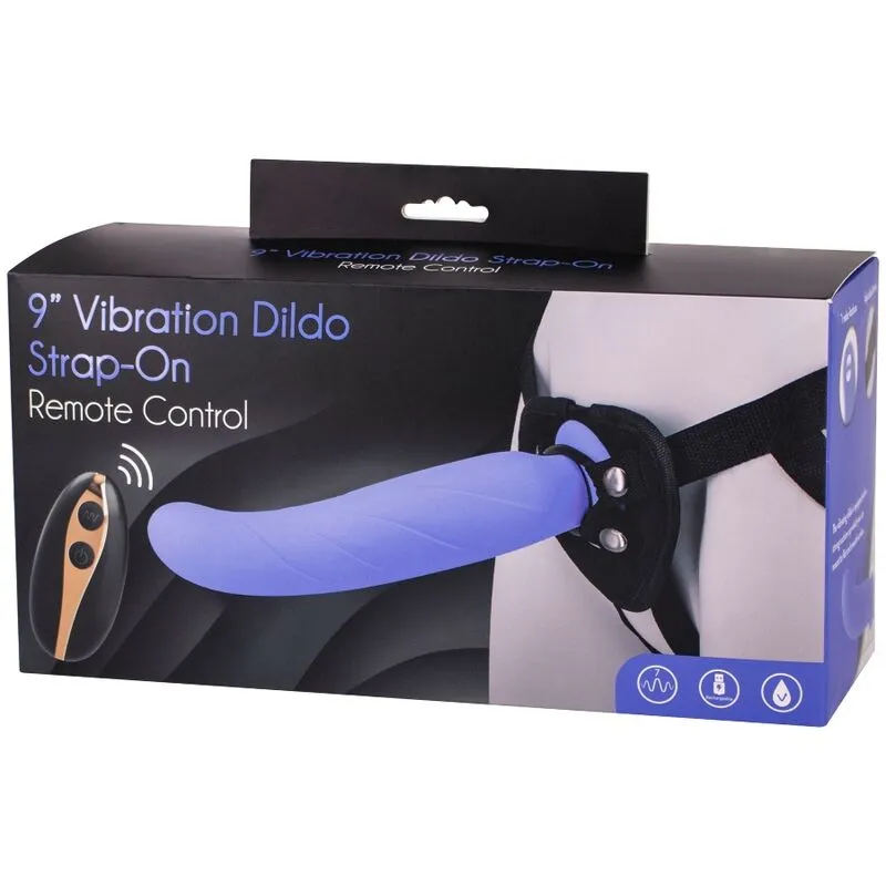 Harnais Gode Vibrant Télécommandé Silicone 24 Cm - Image 2