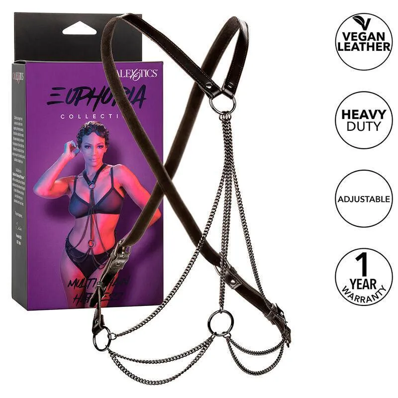 Harnais Multi Chaînes Cuir Végétalien Chic