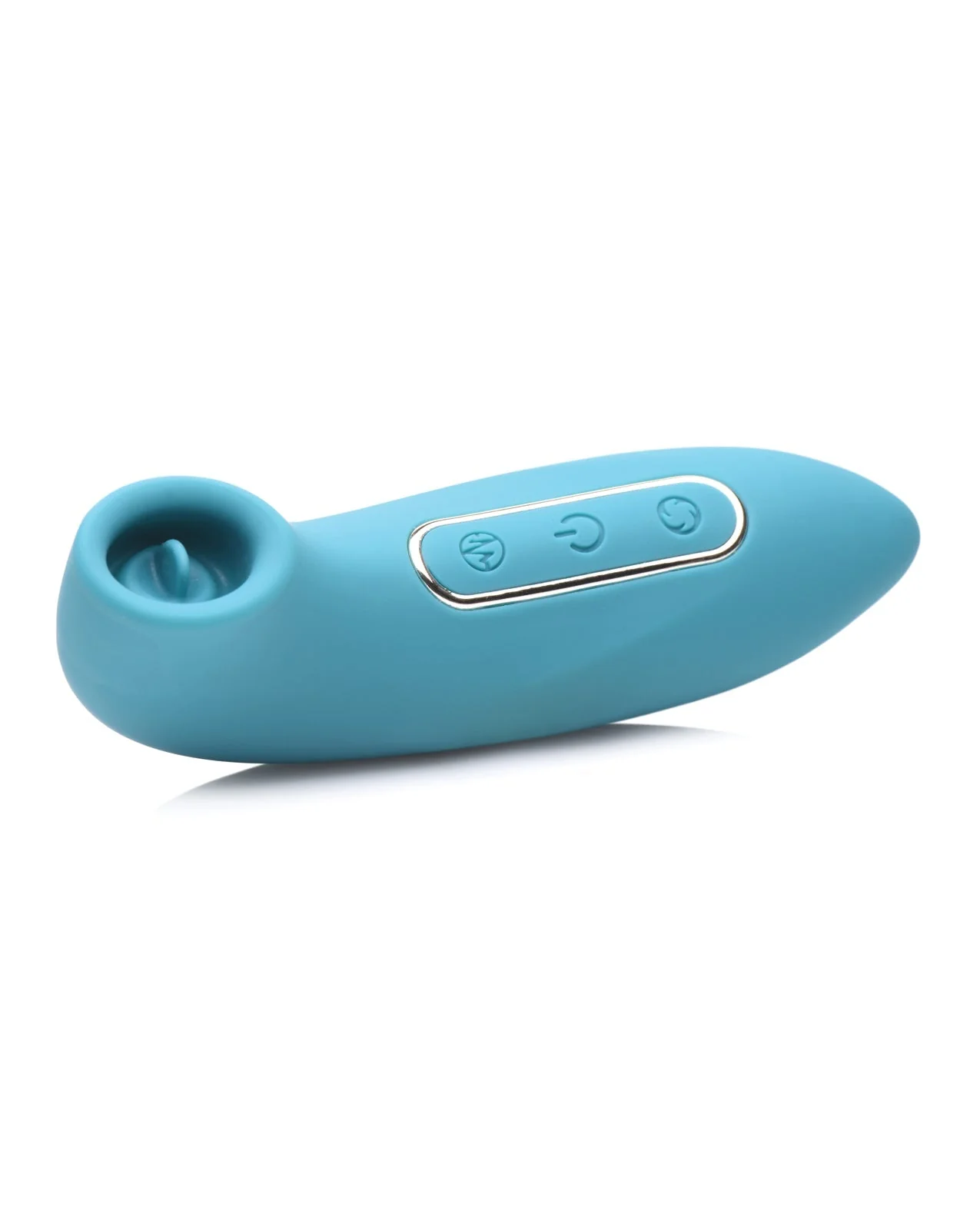 Inmi Entwined Silicone Thumping Egg & Licking Clitoral Stimulator - Green - Image 4