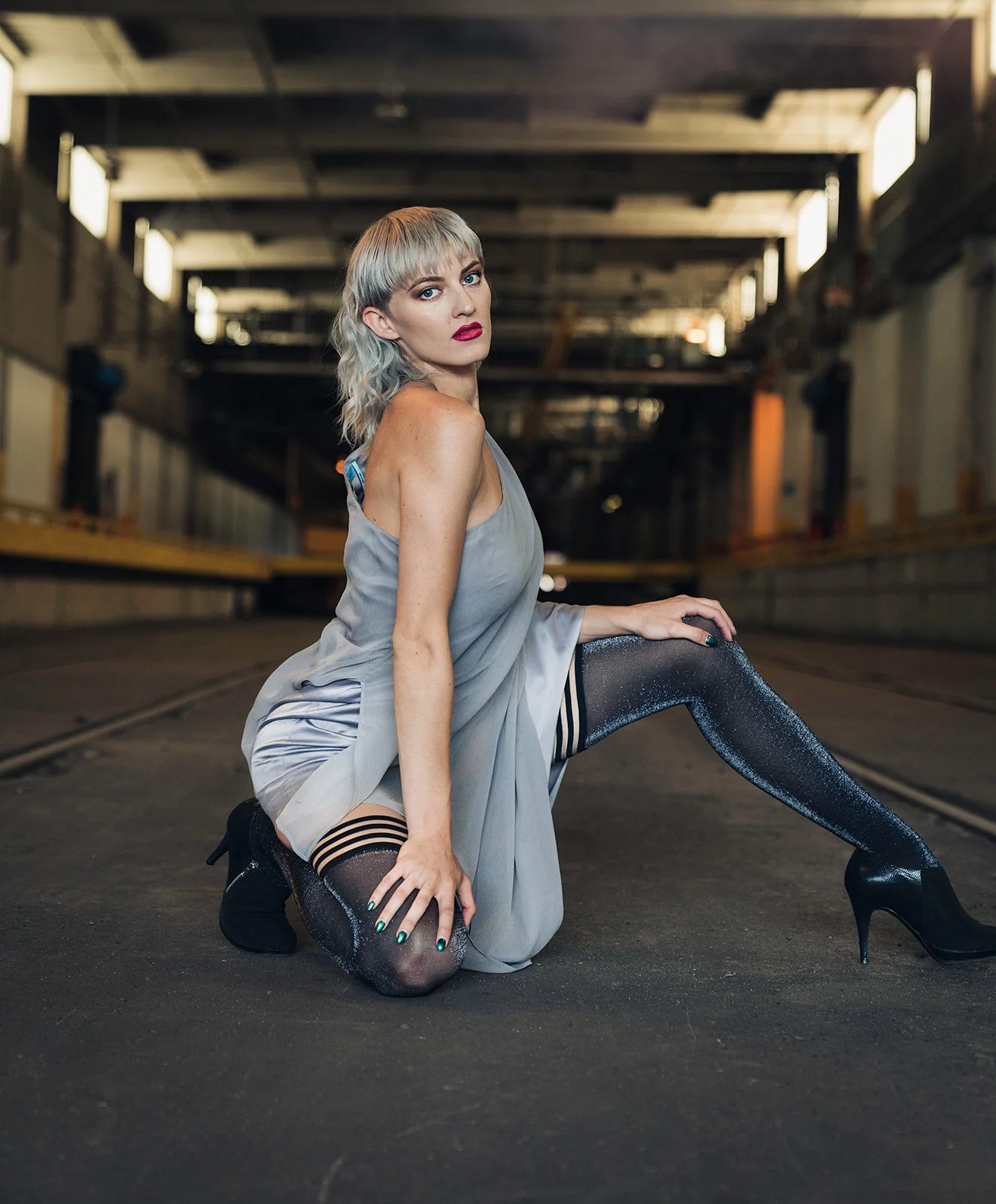 Kaylee: Temptation at Twilight Thigh Highs. Petite to Plus Size - Image 9