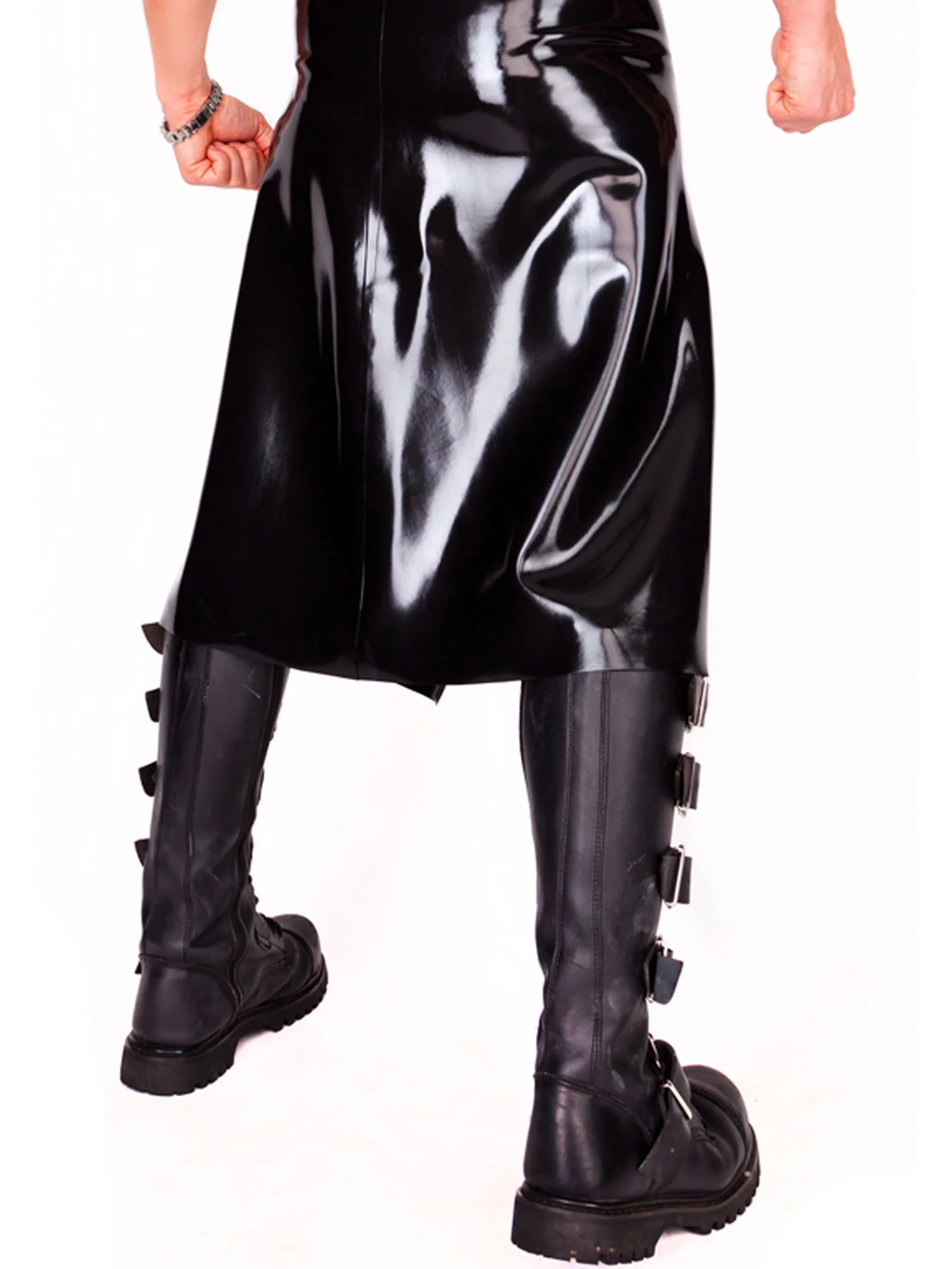 Latex/Rubber Black Kilt - Image 2