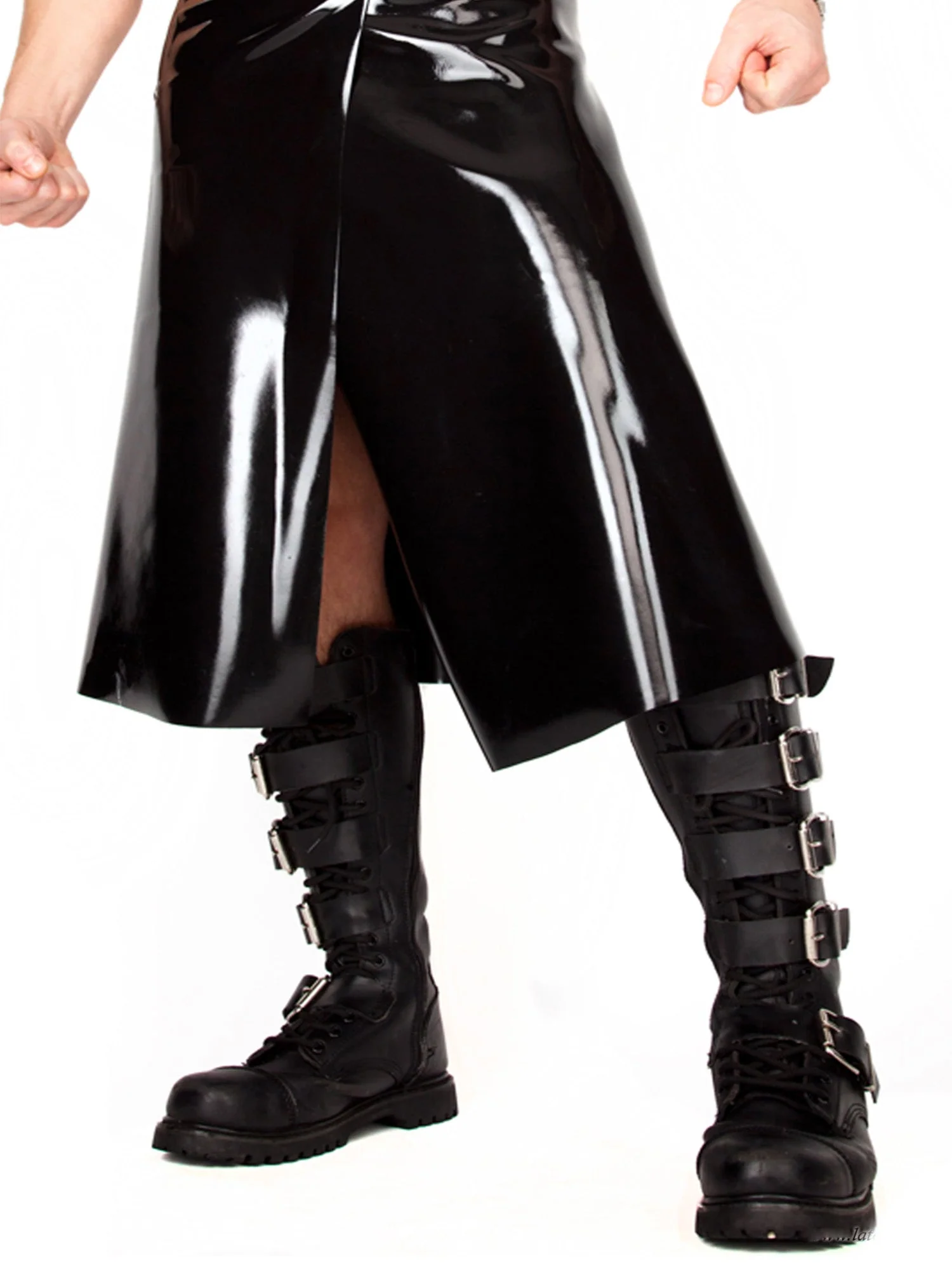 Latex/Rubber Black Kilt - Image 6