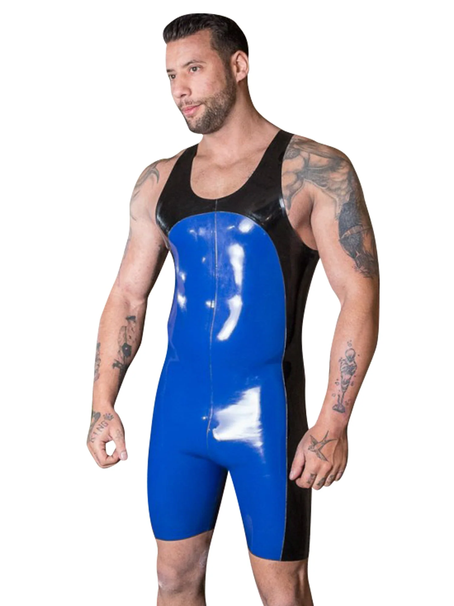 Latex/Rubber Curved Panel Singlet - Image 2