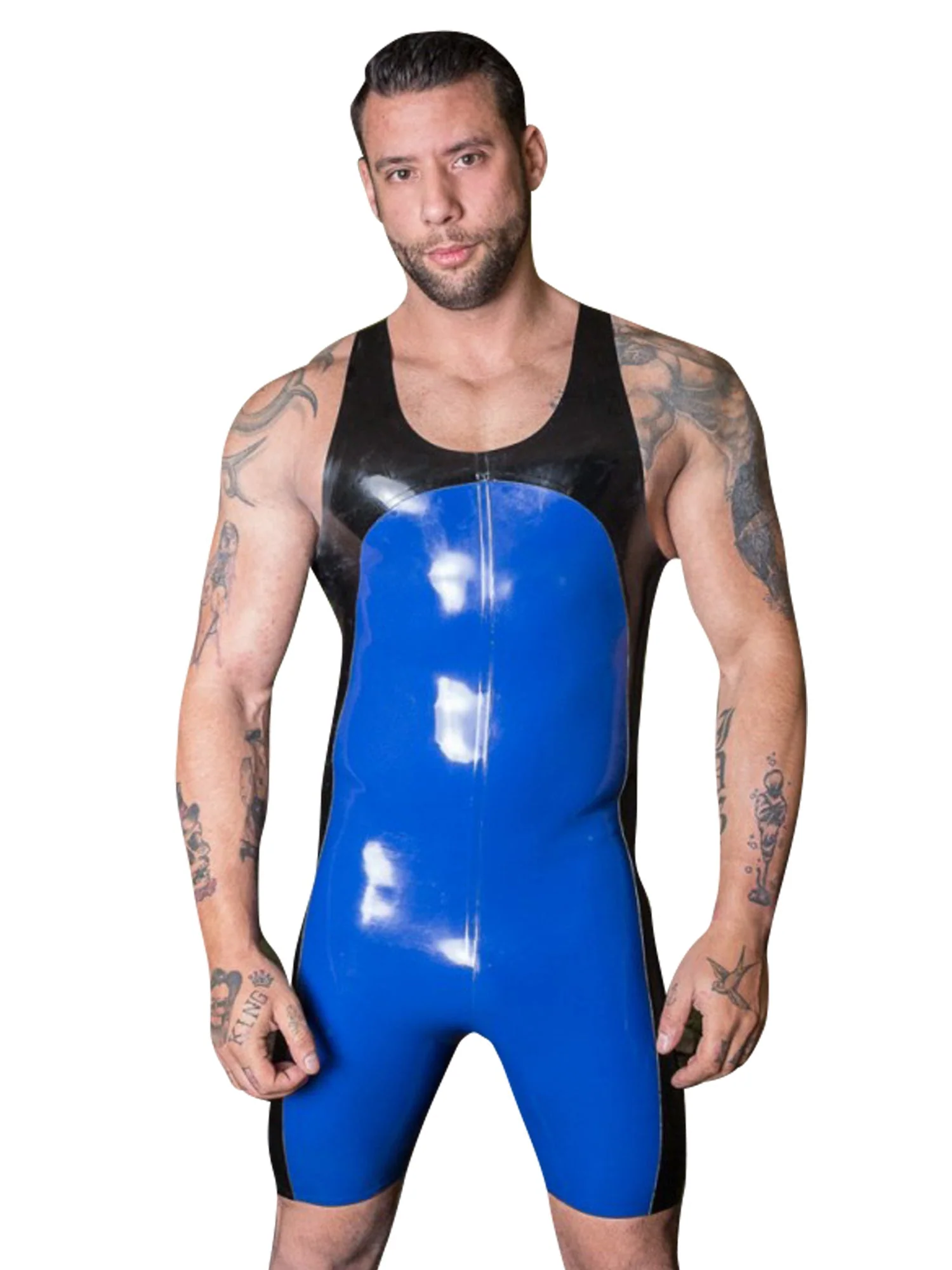 Latex/Rubber Curved Panel Singlet - Image 5