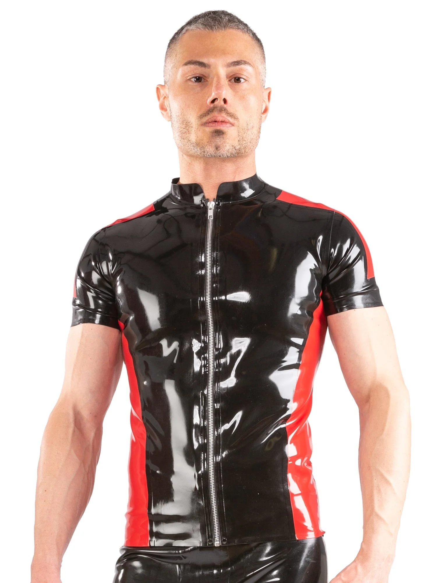 Latex/Rubber Panel Shirt - Image 10