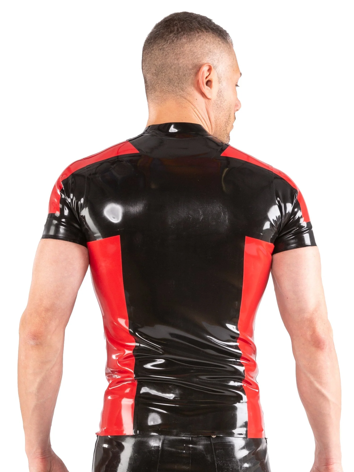 Latex/Rubber Panel Shirt - Image 4