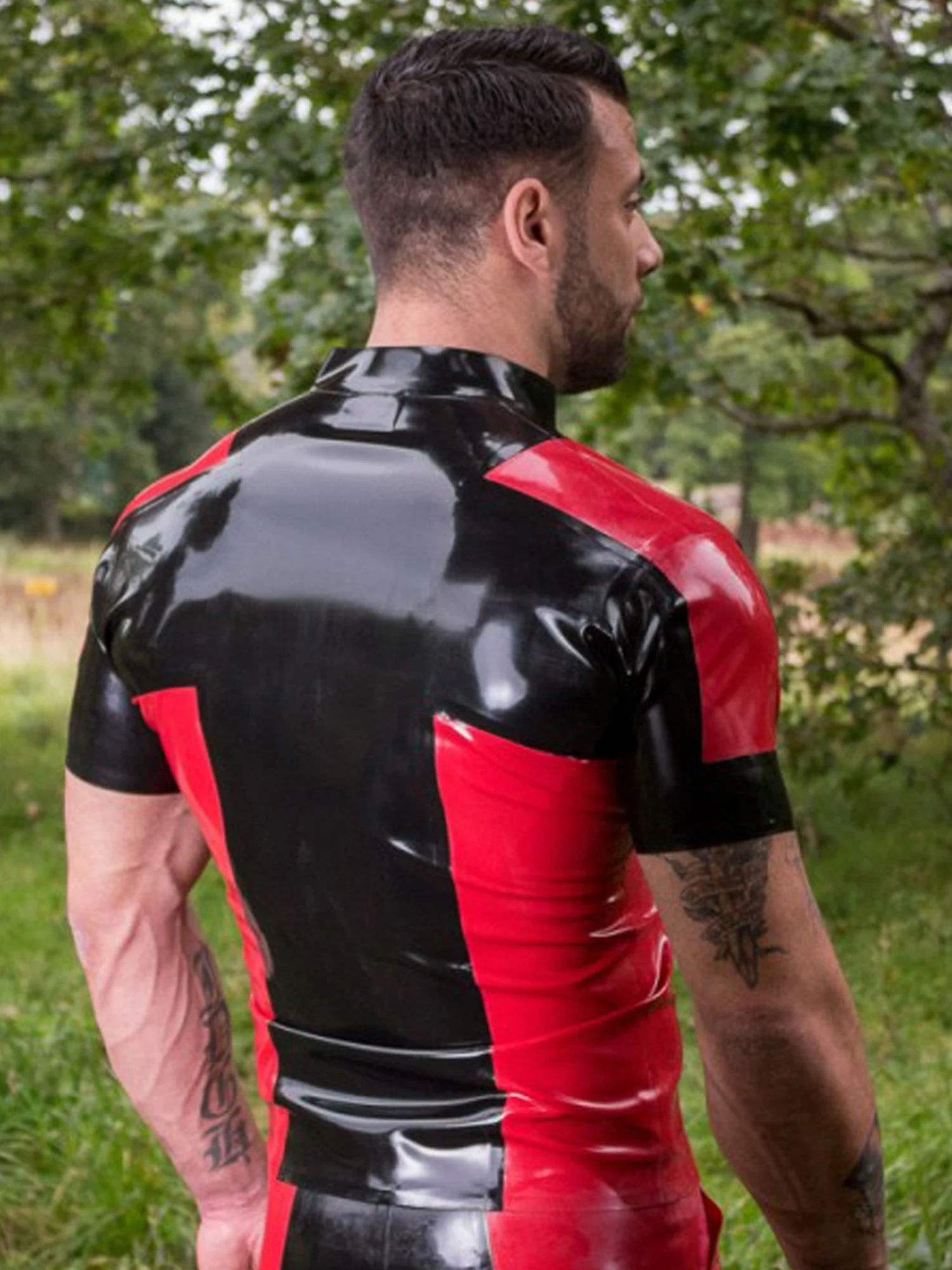 Latex/Rubber Panel Shirt - Image 8