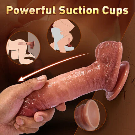 Leonard - Snapping Jerking Dildo 8.07 inches - Image 2