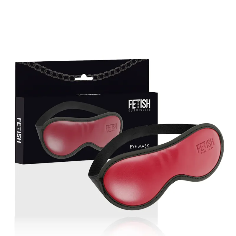 Masque Bdsm Cuir Vegan Élastique - Image 4